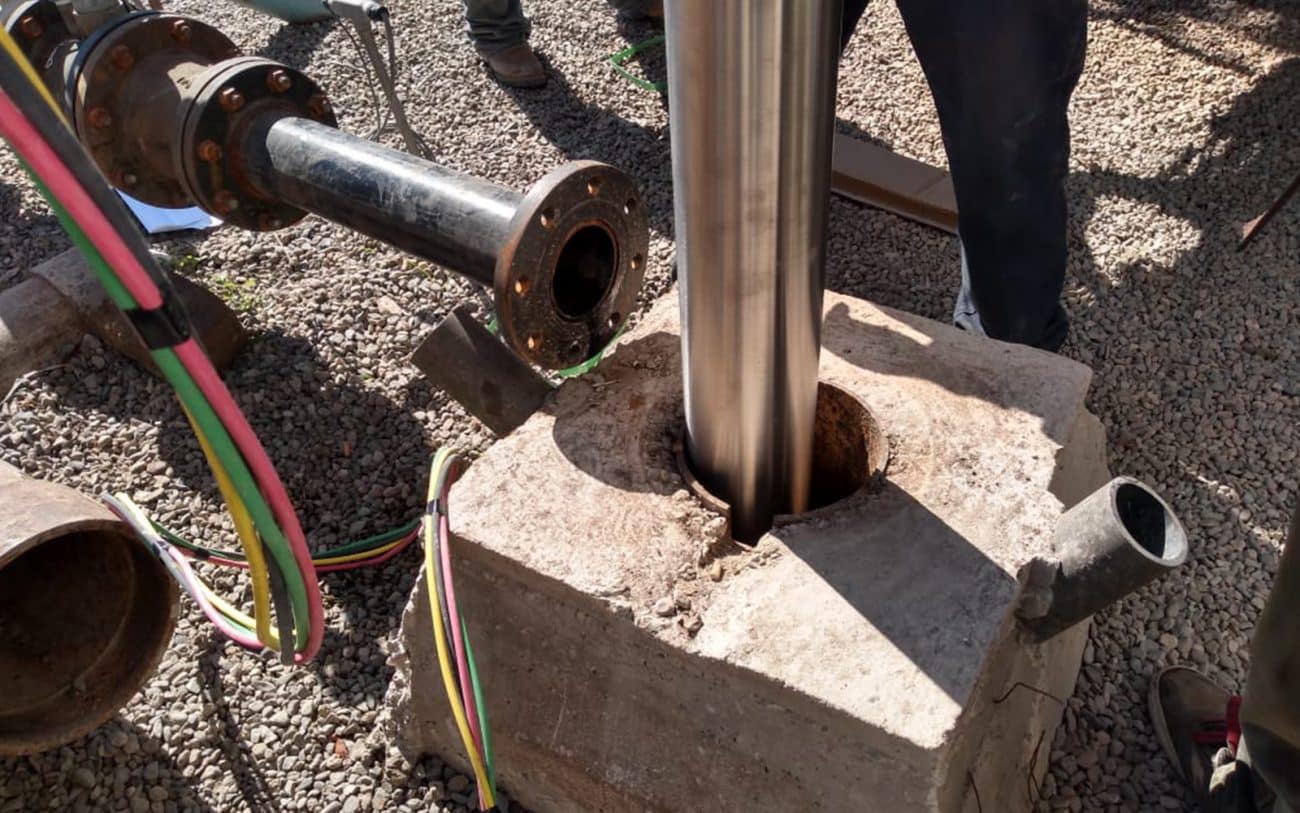 encasquillado para pozos de agua