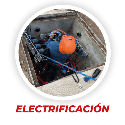 servicio de electrificación de pozos de agua