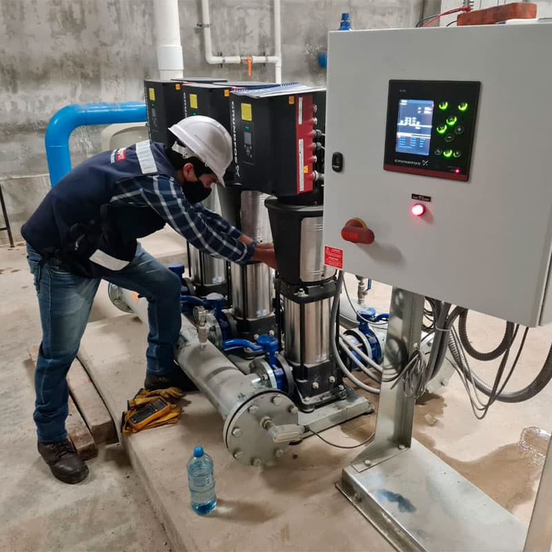 automatización de pozos de agua