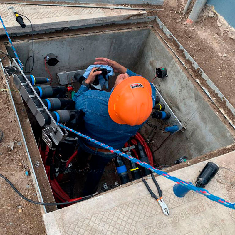 electrificacion de pozos de agua